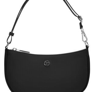 Women Shoulder Bag Nylon Compact Purse with Adjustable Strap and Multiple Pocket